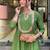 Women's Gorgeous Embroidery Work Chanderi Fabric Flared Kurta Pant and Dupatta Set