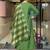 Women's Gorgeous Embroidery Work Chanderi Fabric Flared Kurta Pant and Dupatta Set