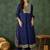 Women's Gorgeous Embroidery Work Vichitra Silk Fabric Flared Kurta Pant and Dupatta Set