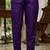 Purple Kurta Set with Embroidered V-Shape Neckline & Floral Dupatta
