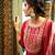Viscose Rayon Rani Pink Color Embroidery Kurta Set