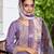 Viscose Rayon Lavendar Color Embroidery Kurta Set