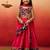 girls' purple crepe lehenga set with paisley embroidery - navratri collection