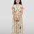 girls cream georgette digital print lehenga choli set - festive ethnic wear for diwali