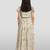 girls cream georgette digital print lehenga choli set - festive ethnic wear for diwali