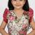 girls pink dupion silk digital print lehenga choli set - traditional festive outfit for diwali