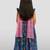 kids blue organza lehenga set - embroidered diwali festival outfit