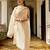 Ivory Sleeveless Chikankari Kurti Pant Dupatta
