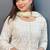 Ivory embroidered Kurti Pant Set