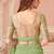 light green rainbow georgett silk blend with embroidery with unstitched blouse