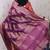 dark wine soft art silk saree with unstiched blouse