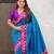 rama paithani saree with unstiched blouse