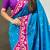 rama paithani saree with unstiched blouse