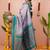 grey rama soft art silk saree with unstiched blouse