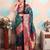 rama paithani saree with unstiched blouse