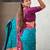mohini-grnmagenta paithani saree with unstiched blouse