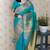 sky soft art silk saree with unstiched blouse