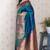 sky soft art silk saree with unstiched blouse