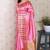 baby pink soft art silk saree with unstiched blouse
