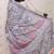 pink tussar art silk saree with unstiched blouse