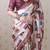 maroon katki art silk saree with unstiched blouse