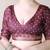 maroon katki art silk saree with unstiched blouse