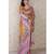 gold tussar art silk saree with unstiched blouse