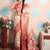 cream paithani saree with unstiched blouse