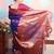 purple paithani saree with unstiched blouse