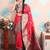 pink paithani saree with unstiched blouse