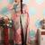 baby pink paithani saree with unstiched blouse