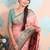 baby pink paithani saree with unstiched blouse