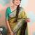 mehendi paithani saree with unstiched blouse