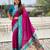 magenta paithani saree with unstiched blouse