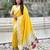 yellow paithani saree with unstiched blouse