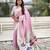 violet paithani saree with unstiched blouse