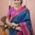 rama pink soft art silk saree with unstiched blouse