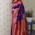 bengani banarasi soft art silk saree with unstiched blouse