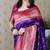bengani banarasi soft art silk saree with unstiched blouse