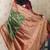 green banarasi soft art silk saree with unstiched blouse