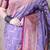 light purple banarasi soft art silk saree with unstiched blouse