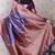 light purple banarasi soft art silk saree with unstiched blouse
