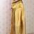 yellow soft art silk saree with unstiched blouse