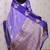 violet soft art silk saree with unstiched blouse