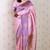 baby pink soft art silk saree with unstiched blouse