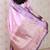 baby pink soft art silk saree with unstiched blouse