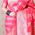 pink banarasi soft art silk saree with unstiched blouse