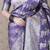 lavender banarasi soft art silk saree with unstiched blouse