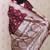 maroon banarasi soft art silk saree with unstiched blouse