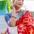Red woven banarasi saree with blouse piece
